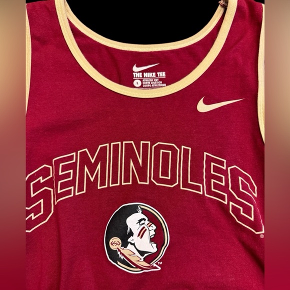 Mens tank top FSU Seminoles L Nike - Picture 3 of 3